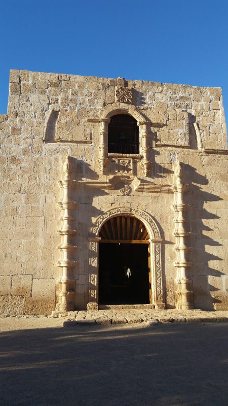Exterior of Mission san francisco de Boja Adac.