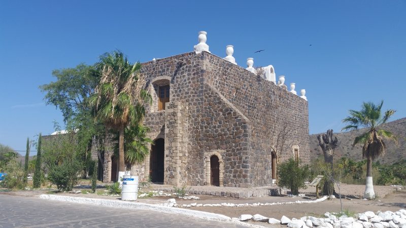 The Baja Mission of Santa Rosalia de Mulege in Mexico.