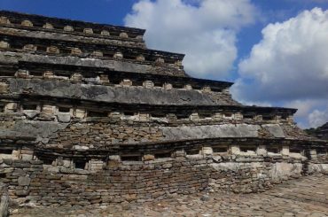 A niche pyramid from El Tajin in Mexico.