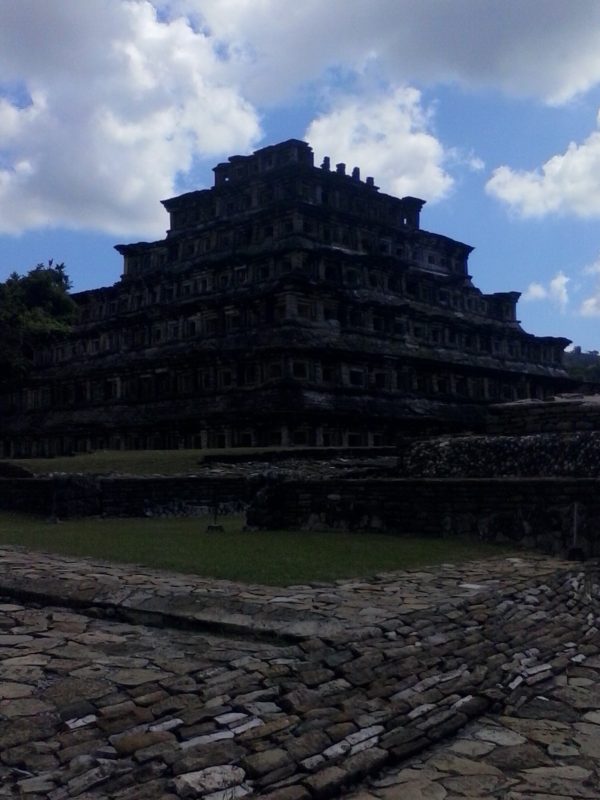 Pyramids at el Tajin site in Veracruz, Mexico.