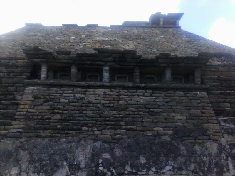 Niche pyramid at el Tajin site in Veracruz, Mexico.