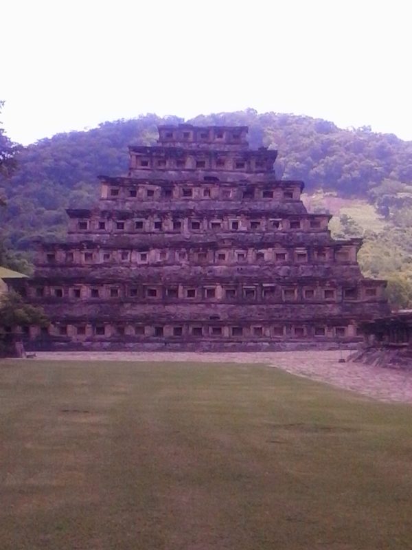Niche pyramid at el Tajin site in Veracruz, Mexico.