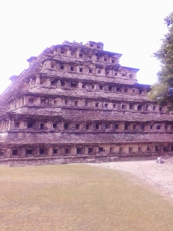 Niche pyramid at el Tajin site in Veracruz, Mexico.
