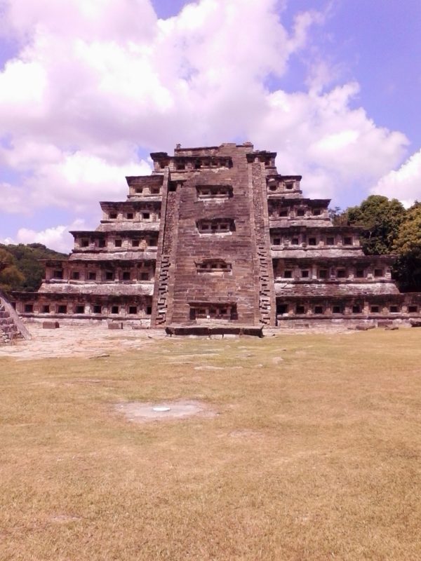 Niche pyramid at el Tajin site in Veracruz, Mexico.
