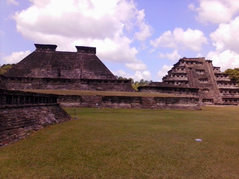Pyramids at el Tajin site in Veracruz, Mexico.