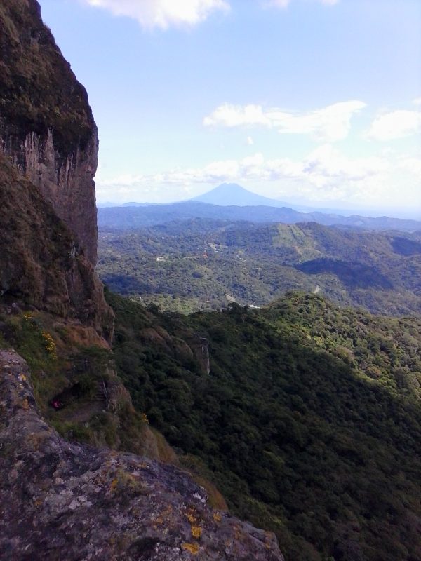 An overlook in San Salvador, El Salvador.