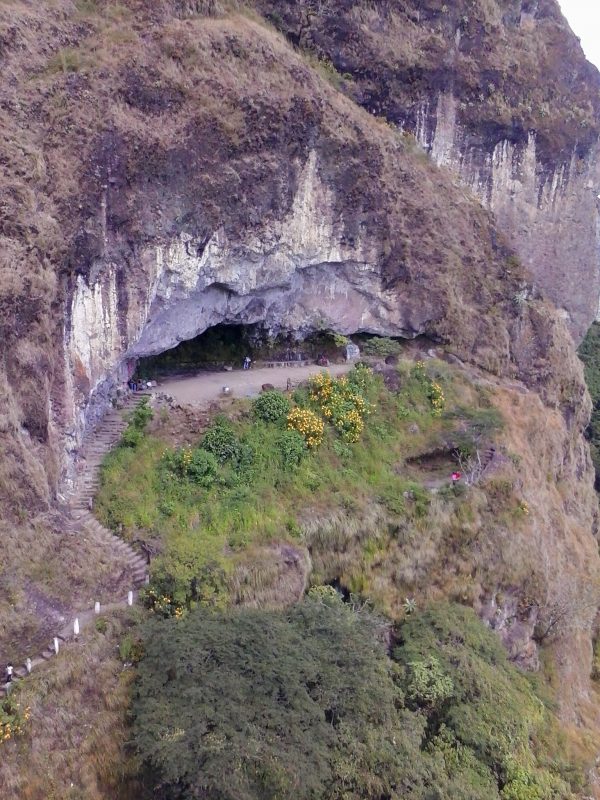 An overlook in San Salvador, El Salvador.