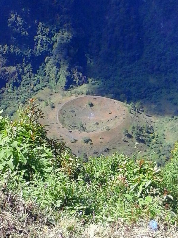 A volcanic crater in El Salvador.