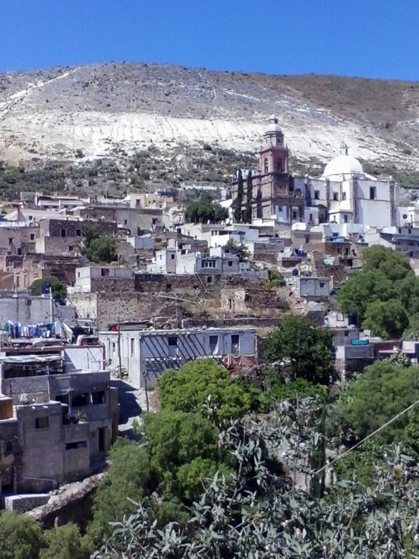 A view of the town of Real de Catorce in the state of San Luis Potosi in Mexico.