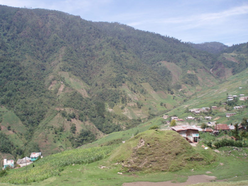 Some ruins in San Mateo Ixtatan, Guatemala.