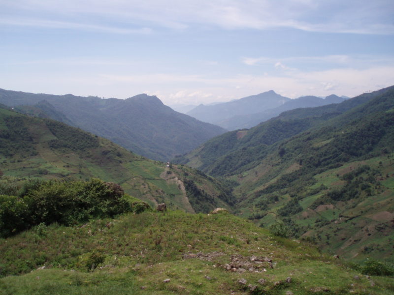 A valley in the western highlands of Guatemala.