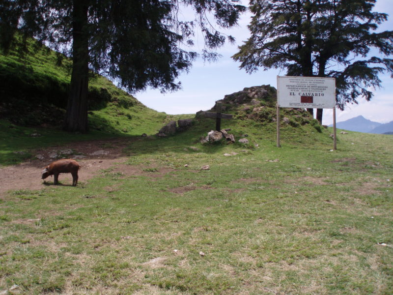 Some ruins in San Mateo Ixtatan, Guatemala.