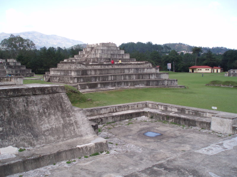 The ruins of Zaculeu near Huehuetenango, Guatemala.