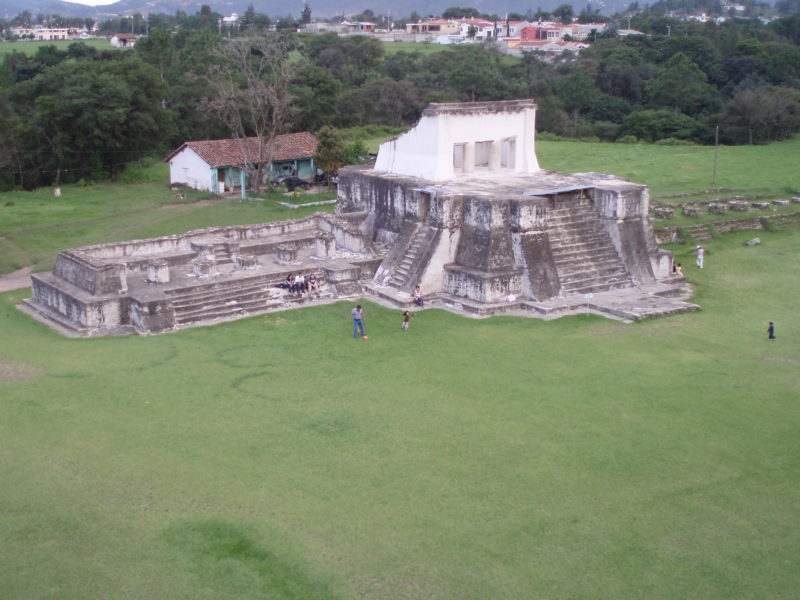 The ruins of Zaculeu near Huehuetenango, Guatemala.