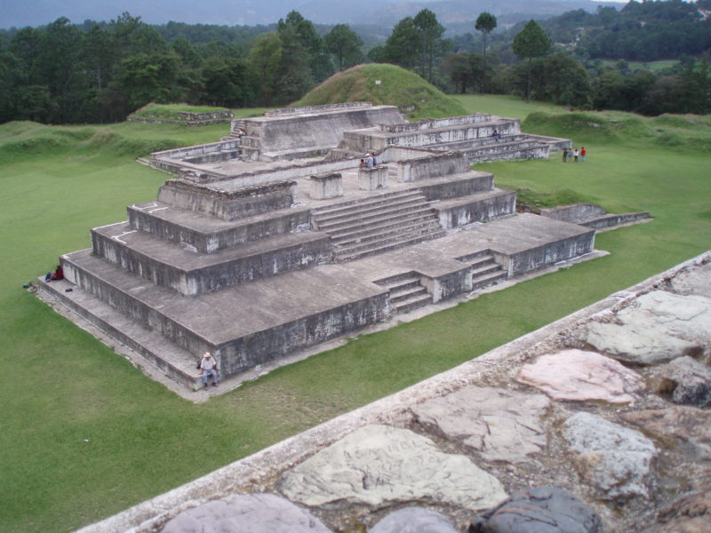 The ruins of Zaculeu near Huehuetenango, Guatemala.